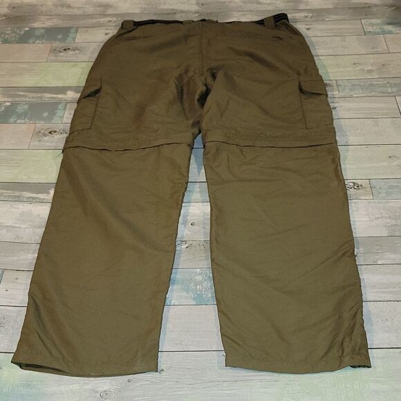 Rustic Ridge Green Hiking Pants Zip To Shorts sz Large - Picture 4 of 5